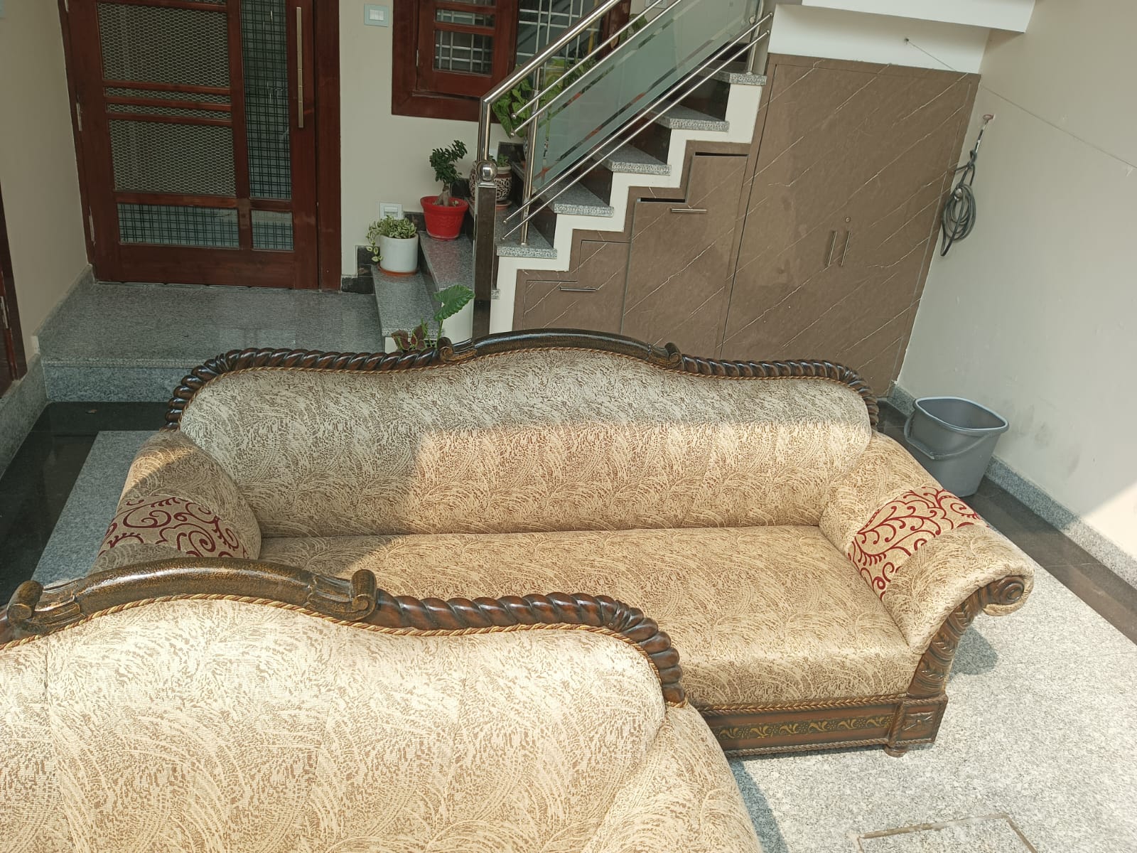 Upholstery Cleaning Result